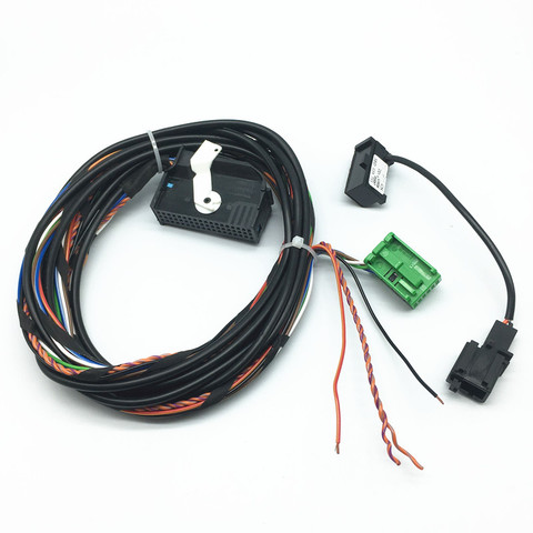 For RCD510 RNS510 Car Bluetooth Wiring Harness Cable Microphone Kit 9W2 9W7 9ZZ Bluetooth Module Cable For Passat Golf Tiguan ► Photo 1/6