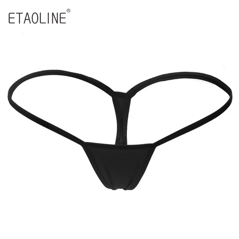 Hot new Womens Pure Colour Sexy Stripper Sexy  Underwear Women's Briefs Micro Thong G string Ladies Panties Panty 2022 ► Photo 1/6