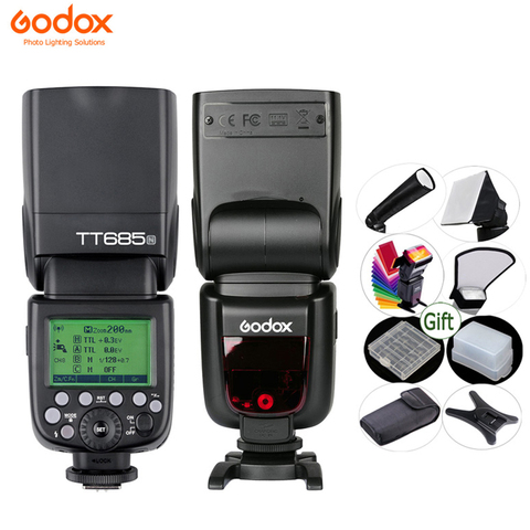 GODOX TT685 Camera Flash Light TTL 2.4G HSS 1/8000s GN60 Wireless Speedlite TT685-C/N/S/O/F  for Canon Nikon Sony Olympus Fuji ► Photo 1/6