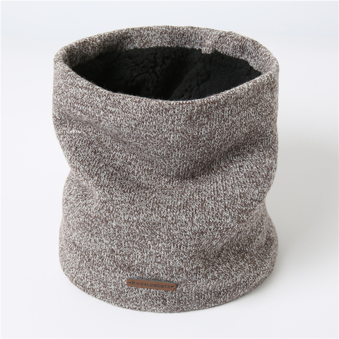 Unisex Warm Snood Women Fur Neck Scarves Solid Knitted Men's Outdoor Sport Scarf Winter Ring Cotton Wool Scarfs 2022 Fashion ► Photo 1/6