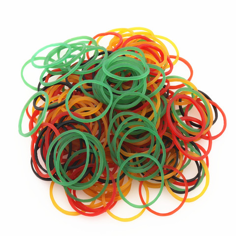 High quality 905 Yellow Black Green Red  Rubber Bands Elastic Rope Tapes Adhesives Fasteners Office Students School  Supplies ► Photo 1/6