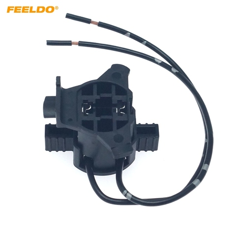 FEELDO 1pc Car Headlight Bulb Base Holder Wire Adapter For KIA H7 Halogen Lamp Socket Connector Base Wiring Harness #CA6405 ► Photo 1/6