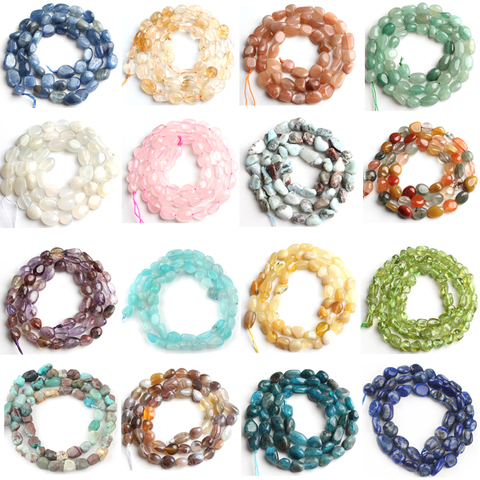 5-7mm Natural Irregular Agates Amazonite Jades Quartzs Jaspers Stone Beads Loose Bead For Jewelry Making Diy Bracelet Accessorie ► Photo 1/6