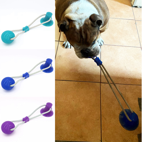 Dog Interactive Suction Cup Push TPR Ball Toys Pet Molar Bite Toy Elastic Ropes Dog Tooth Cleaning Chewing Pet Puppy Dog Toys ► Photo 1/6