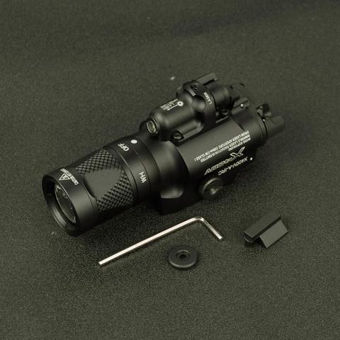 Tactical X400V Weapon Light with Red Laser Pistol Flashlight Handgun Airsoft Hunting  Constant / Momentary/ Strobe Output ► Photo 1/6