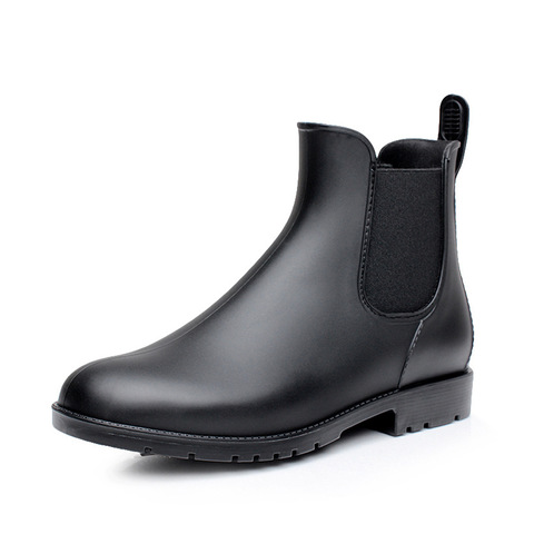 Men Rain boots man Chelsea boots male Ankle boots men Casual Boots Men rubber rain shoes Waterproof Best-selling style ► Photo 1/6