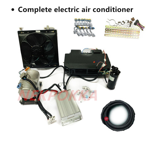 New energy vehicle Electric compressor refrigeration,Upgraded version of automobile electric air conditioner 12V 24V ► Photo 1/5