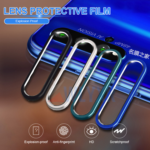 For Huawei P30 Pro P20 Mate 30 Metal Rear Lens Protective Ring + Tempered Glass Camera Lens Film For Honor 20 i Screen Protector ► Photo 1/6