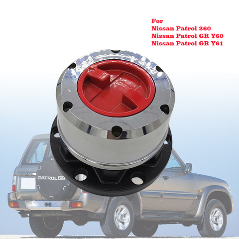 Free Wheel Locking Hubs for NISSAN Patrol 260 GR Y60 GR Y61 TATA Sumo All, for FORD Maverick   B021HP AVM445HP ► Photo 1/4