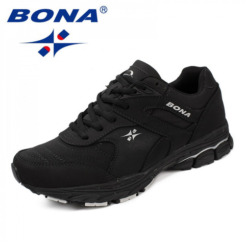 BONA New Classics Style Men Running Shoes Lace Up Men Athletic Shoes Outdoor Jogging Sneakers Comfortable Light Free Shipping ► Photo 1/6