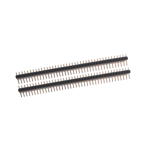 10pcs/lot Hot Sale 40 Pin 1x40 Single Row Male 2.54mm Breakable Pin Header Connector Strip ► Photo 1/3