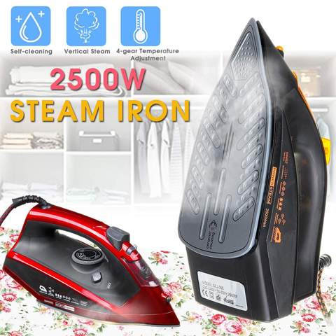 220-240V 2500W Steam Iron for Clothes Garment Steam Generator Electric Irons Self-Cleaning Travel Portable Home Ironing Steamer ► Photo 1/6