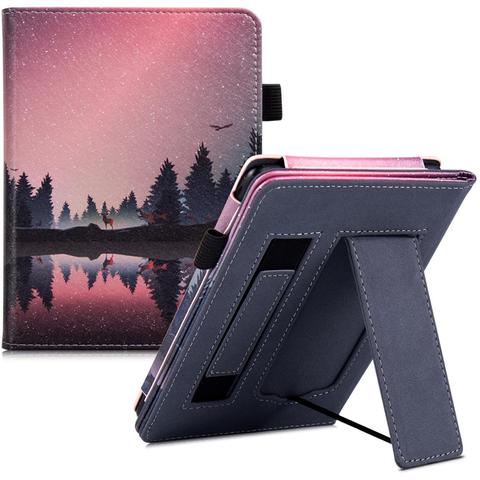 BOZHUORUI case for Kindle Paperwhite 6th/7th generation (2012/2013/2015/2017 Release) - Hand-held Standing Cover with Sleep/Wake ► Photo 1/6