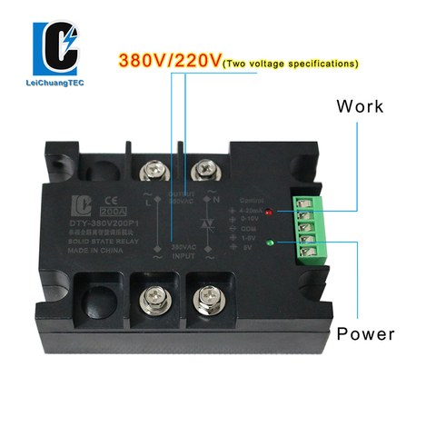220V 10A-200A Enhanced single phase AC voltage regulator module power regulator module ► Photo 1/4