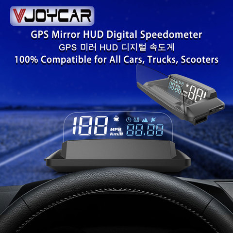 2022 New HUD M41 Head-up Display GPS Speedometer Car Windscreen Speed Projector KMH/KPM Compatible with All Cars ► Photo 1/6