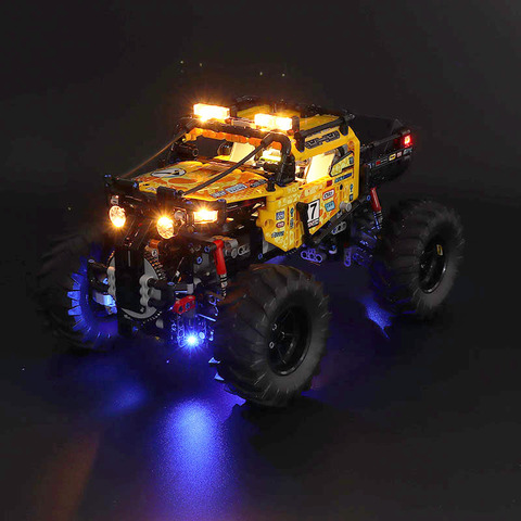 4X4 Xtreme remote control four-wheel drive off-road vehicle compatible with 42099 lighting lamps and LED creative lighting ► Photo 1/6