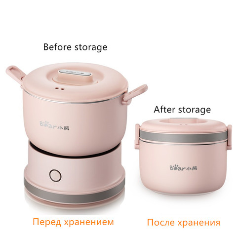 110-240V Available Portable Electric Multi Cooker Mini Electric Hot Pot For Travel School Office EU/AU/UK/US Plug ► Photo 1/6