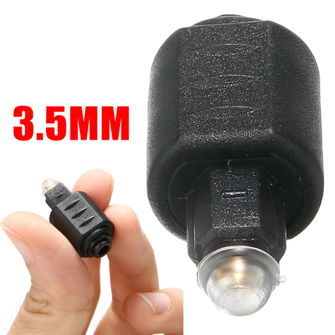 New Optical Audio Adapter 3.5mm Female Jack Plug To Digital Toslink Male