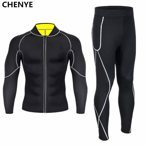 Men Neoprene Compression Shirt Sauna Slimming Pants Body Shaper Underwear men leotard breast man corset losing weight shapewear ► Photo 1/6