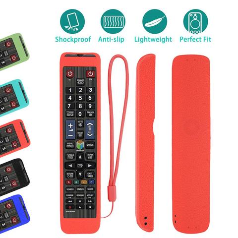 Remote Covers For Samsung TV AA59-00594A AA59-00581A AA59-00582A UE43NU7400 UE40F8000 BN59-01178B BN59-01178W Shockproof Case ► Photo 1/6