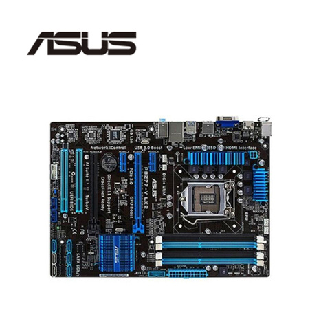 For ASUS P8Z77-V LX2 Computer Motherboard LGA 1155 DDR3 For Intel Z77 P8Z77 Desktop Mainboard  SATA II PCI-E X16 Used ► Photo 1/1