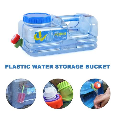 5L Car Portable Storage Bucket Food Grade PC Plastic Water Bottle