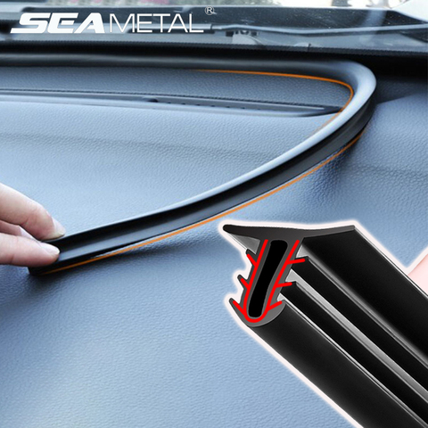 160cm Car Dashboard Sealing Strip Interior Auto Leakproof Strips Noise Sound Insulation Rubber Trim Weatherstrip Car Accessories ► Photo 1/6