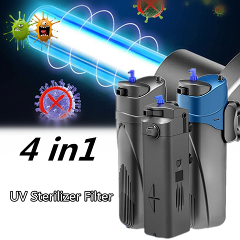 Aquarium Internal UV Sterilizer Lamp Pump for Filter Water Circulating Air Increase Sterilization Remove Algae Deodorize ► Photo 1/6