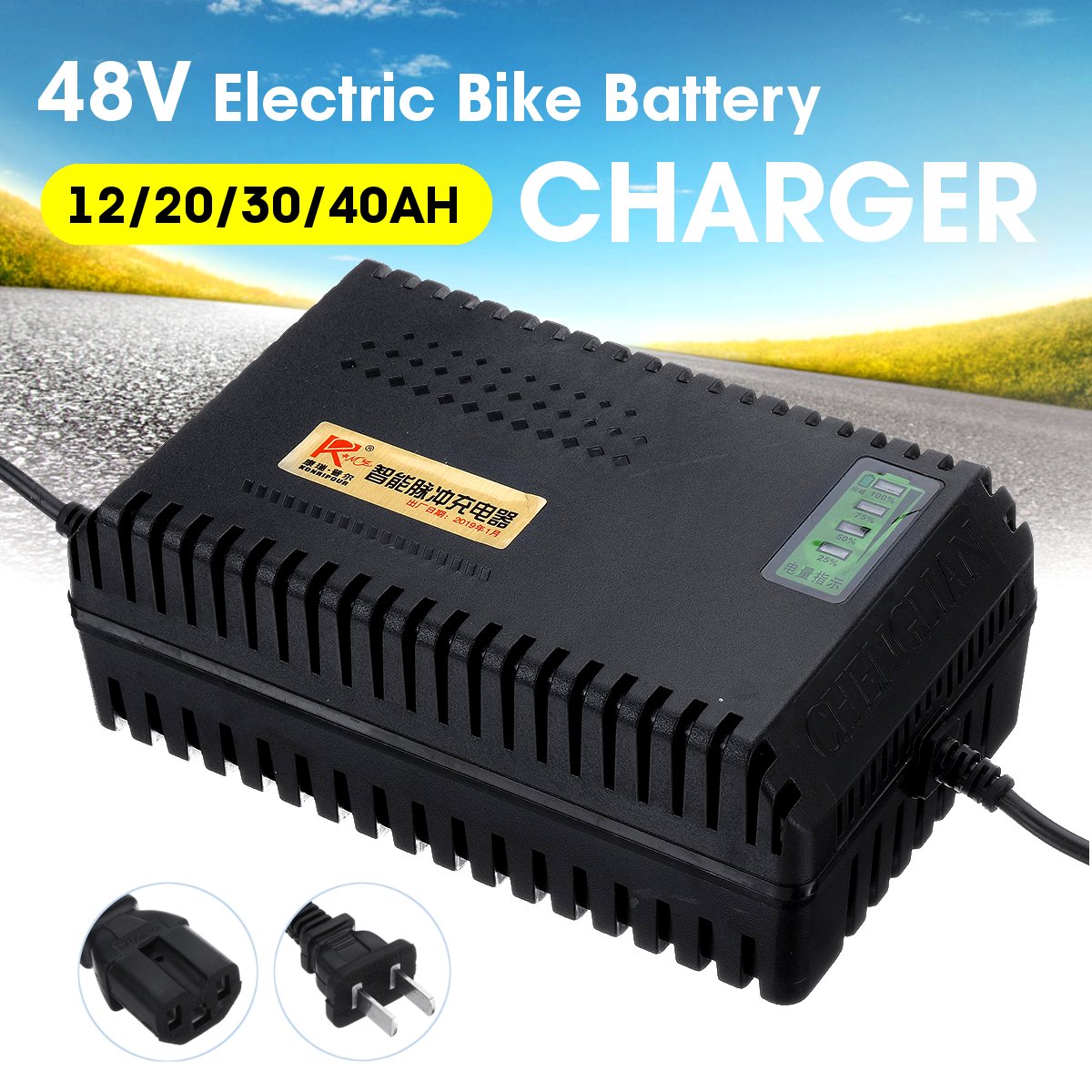 48V 2A 13S bike modification/electric/scooter 54.6v Polymer lithium battery  charger