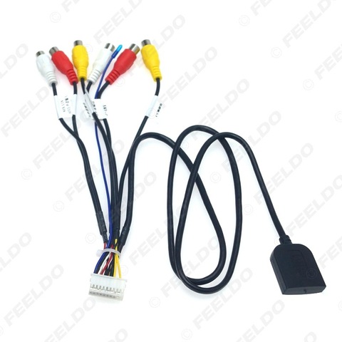 PDA Solution for Android Navigation 20 Pin 4G Card Slot Audio Video RCA Output Cable Adapter ► Photo 1/5