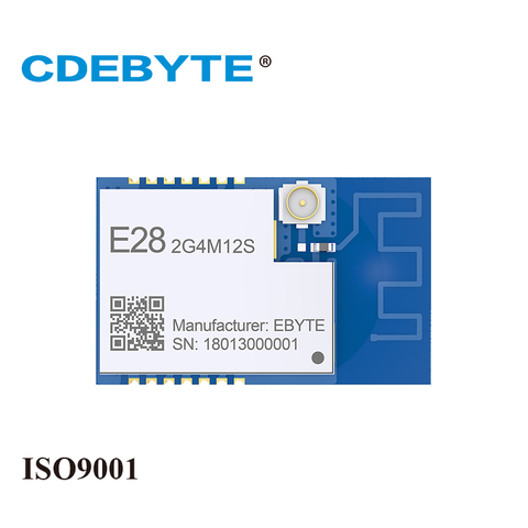 E28-2G4M12S RoHS 2.0 SX1280 LoRa 2.4GHz 12.5dBm SPI IoT Module GFSK FLRC Bluetooth Transmitter Receiver IPEX PCB ► Photo 1/6