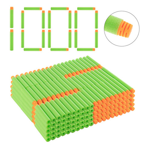 1000Pcs Universal Soft Bullet Darts For Nerf Elite Series Blasters Flat Head Soft Toy Gun Darts 7.2*1.3cm ► Photo 1/1