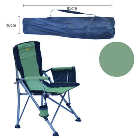 2022Heavy Duty Camping Chairs for Adults Sturdy Folding Lawn Chair with Hard Arms and Portable Carry Bag Comfortable for Outdoor ► Photo 1/6