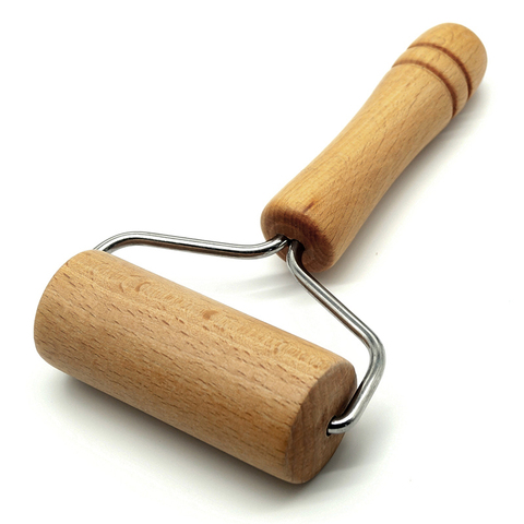 Wooden Rolling Pin, Hand Dough Roller for Pastry, Fondant,  Cookie Dough, Chapati, Pasta, Bakery, Pizza. Kitchen tool ► Photo 1/6