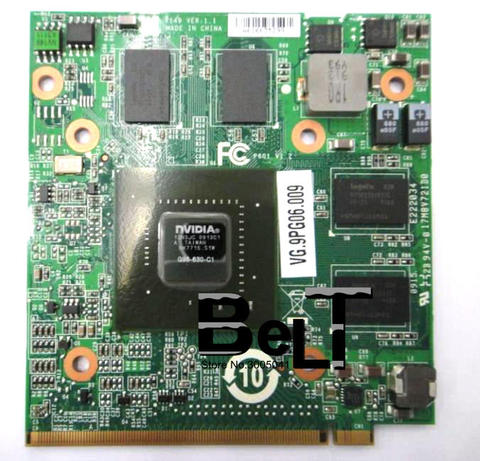 9600MGS 9600M GS MXM II DDR2 512MB VGA Card G96-630-C1 G96-600-C1 VG.9PG06.009/003 For acer laptop ► Photo 1/1
