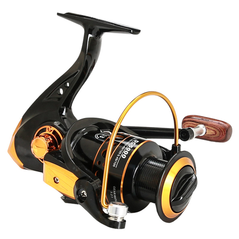 1000-7000 Series Fishing Reel Spinning Wheel Full Metal Spinning Fishing Reel 5.2:1 13 Bearing Balls Fishing Wheel Fishing Coil ► Photo 1/6