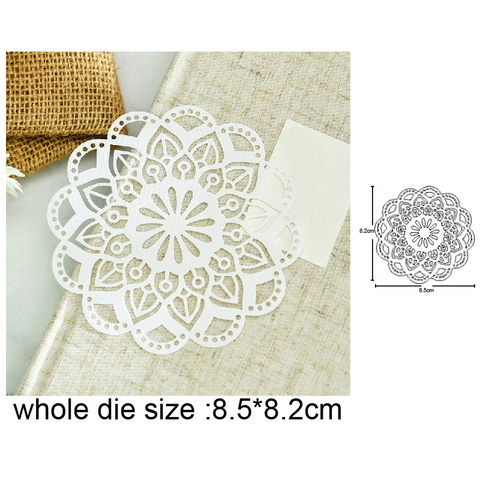 Lace flowers frame border Metal Cutting Dies Stencils for Scrapbooking/photo Album stamps Decorative Embossing DIY Paper ► Photo 1/6