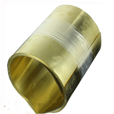 1PC Brass Metal Thin Sheet Foil Plate Thick 0.05/0.1/0.15/0.2/0.3/0.4/0.5/0.6-1mm x 200mm x1000mm ► Photo 1/2