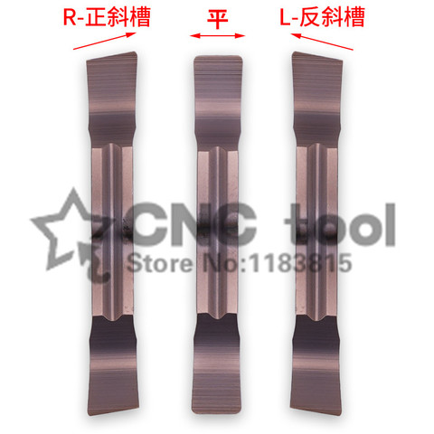 10PCS MGGN150 MGGN200 MGGN250 MGGN300 MGGN400 MGGN500 R L JM Carbide Inserts Slot Grooving Blade CNC Lathe Cutter Tool for Metal ► Photo 1/6