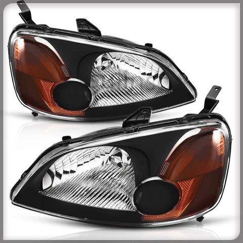 Headlight Assembly fit for 2001 2002 2003 Honda Civic2/4Dr CoupeSedan Driver & Passenger Side ► Photo 1/1