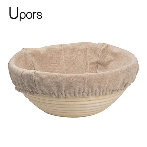 UPORS Rattan Bread Proofing Basket Natural Oval Rattan Wicker Dough Fermentation Sourdough Banneton Bread Basket ► Photo 1/6