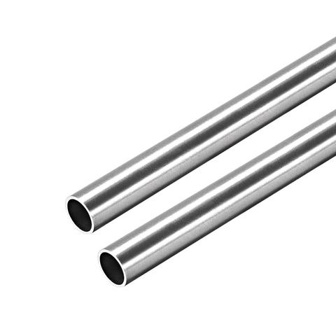 uxcell 2 Pcs 304 Stainless Steel Round Tubing 6mm 7mm 8mm 9mm 10mm OD Seamless Straight Pipe Tube 250mm Length ► Photo 1/3