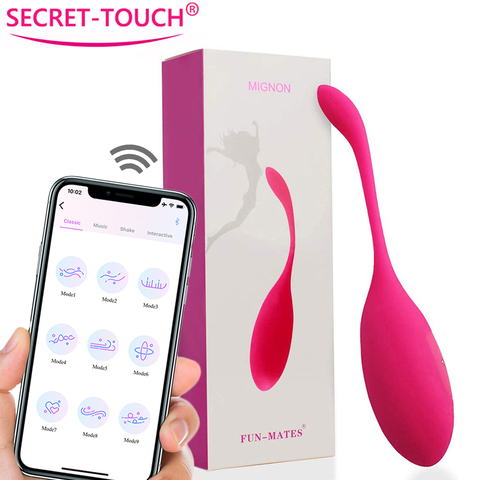 9 Frequency Silicone Vibrator APP Wireless Remote Control Vibrating Egg G-spot Massage Kegel Ball Adult Games Sex Toys for Women ► Photo 1/6