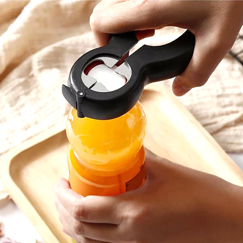 Jar Opener 5 in 1 Multi Function Can Opener Bottle Kit with Silicone Handle  Easy to Use for Weak Hands and Arthritic - AliExpress