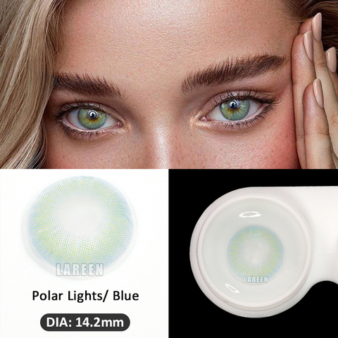 LAREEN 2pcs/pair Colored Contact Lenses Eye Queen Series Contact Lenses Color Cosmetic Contact Lens for Eyes lentes de contacto ► Photo 1/6
