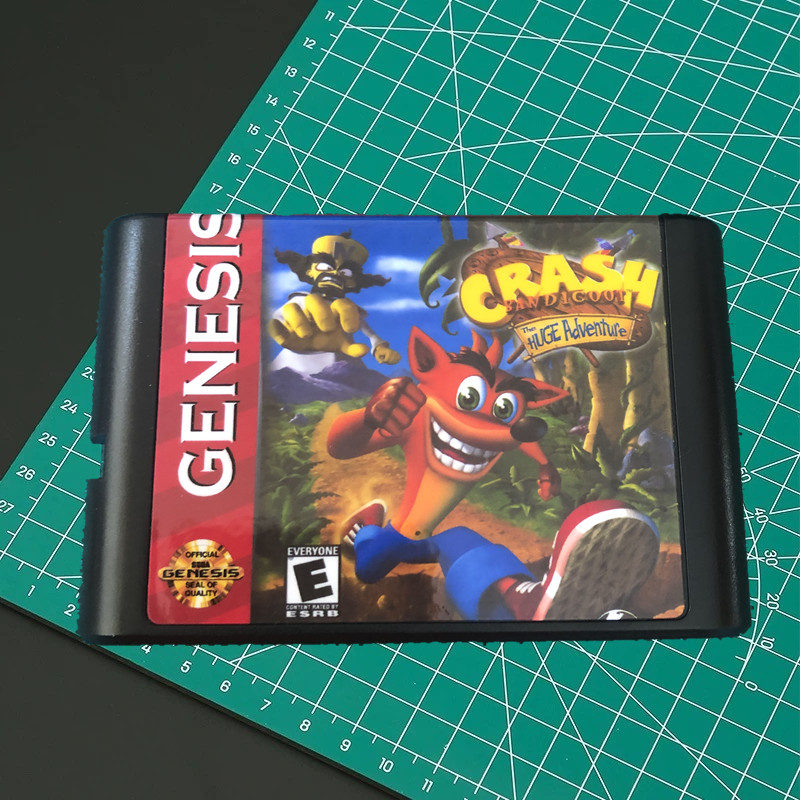 sega mega drive crash bandicoot