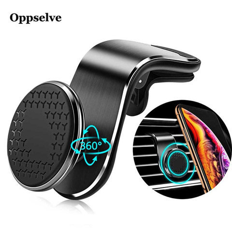 Oppselve 360 Magnetic Universal Car Phone Holder Air Vent Magnet Mount Mobile Phone Stand for iPhone Huawei P30 Pro Lite Samsung ► Photo 1/6
