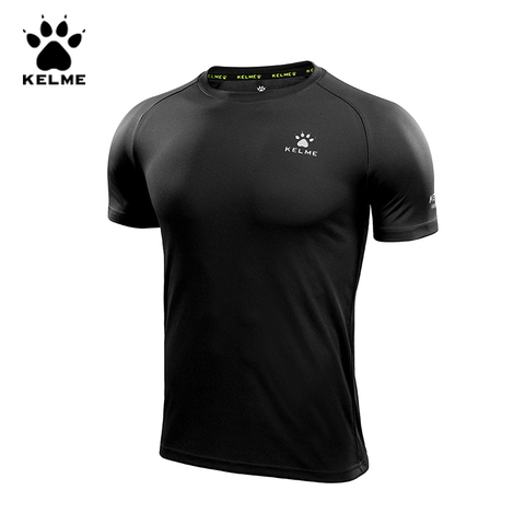 KELME Men's T-shirt Men Soccer Basketball Running Trainning Exercise Gym Quick Dry Fitness Sportswear Breathable T Shirt 871002 ► Photo 1/6