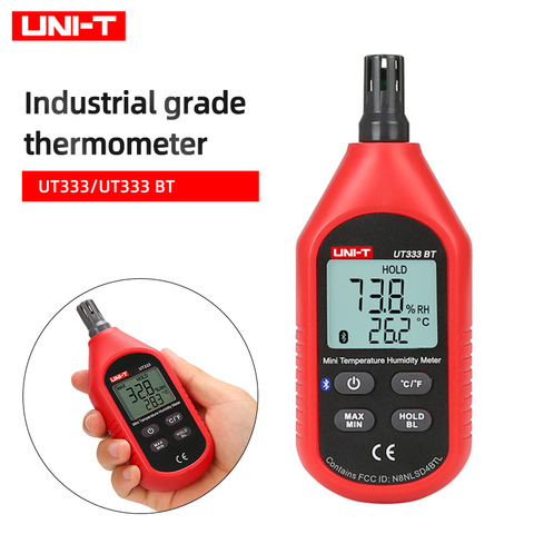 UNI-T UT333 handheld temperature and humidity meter digital industrial air temperature and humidity detector UT333BT ► Photo 1/5