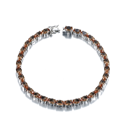 Diaspore Sterling Silver Bracelet for Women Fine Jewelry Wedding Bracelet 30 Carats Created Zultanite S925 for Women Wedding ► Photo 1/6